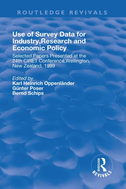 Routledge Use of Survey Data for Industry and Economic Policy