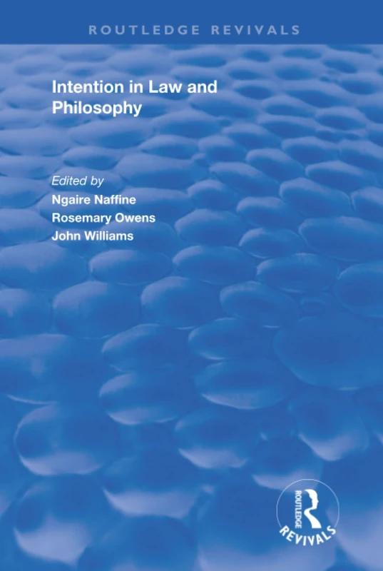 Routledge Intention in Law and Philosophy - Routledge Revivals - Image 1