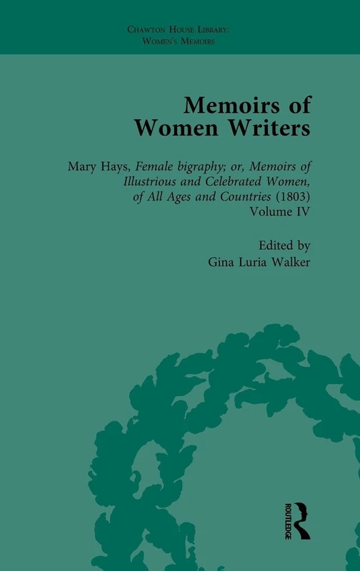 Memoirs of Women Writers, Part III vol 8