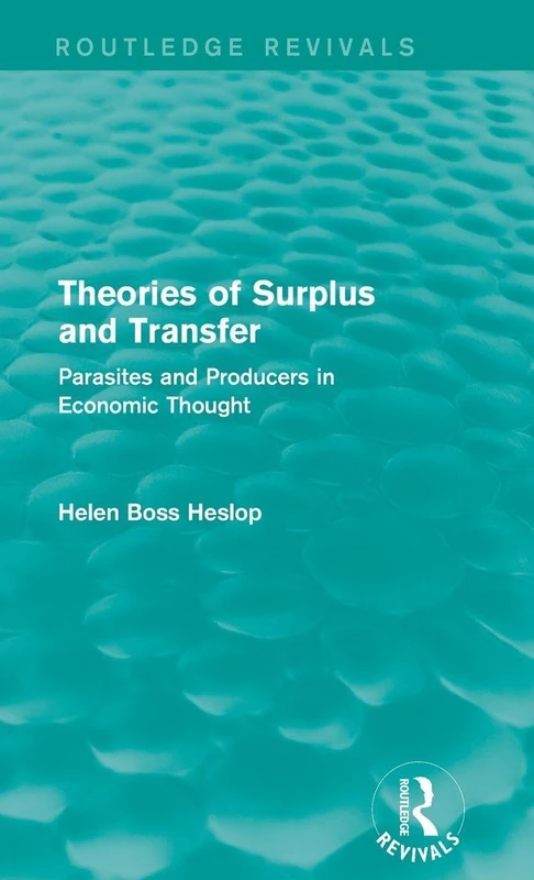 Routledge Theories of Surplus and Transfer - Economic History - Image 1