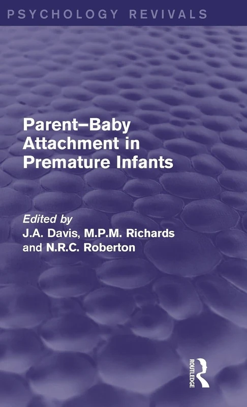 Routledge Parent-Baby Attachment in Premature Infants Book