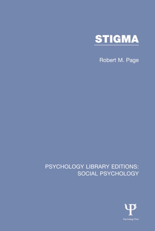 Routledge Stigma: 20 - Psychology Library Editions Book