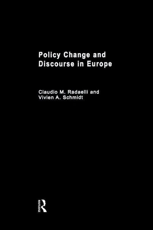 Policy Change & Discourse in Europe (West European Politics)