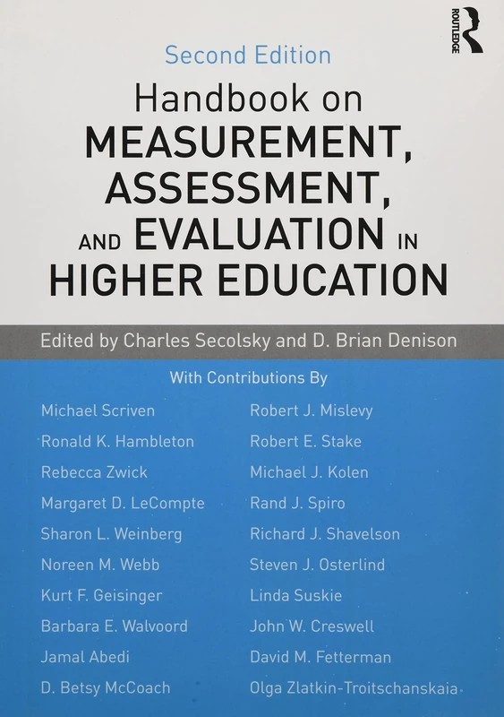Handbook on Measurement, Assessment, and Evaluation in Higher Education
