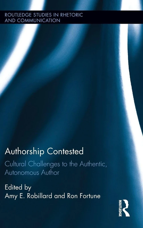 Routledge Authorship Contested - Literary Theory Book