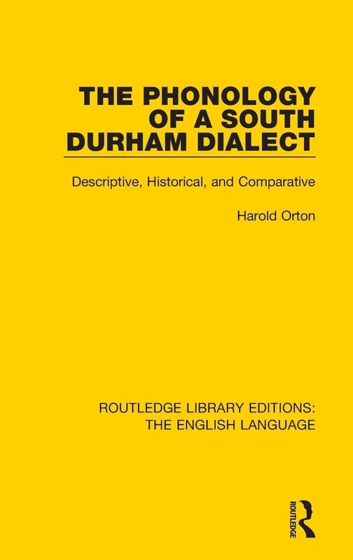 Routledge The Phonology of a South Durham Dialect - Book - Image 1