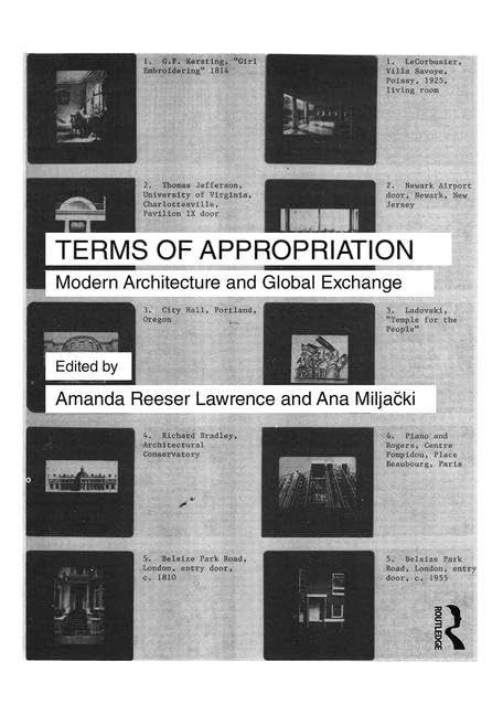 Routledge Terms of Appropriation: Modern Architecture Book