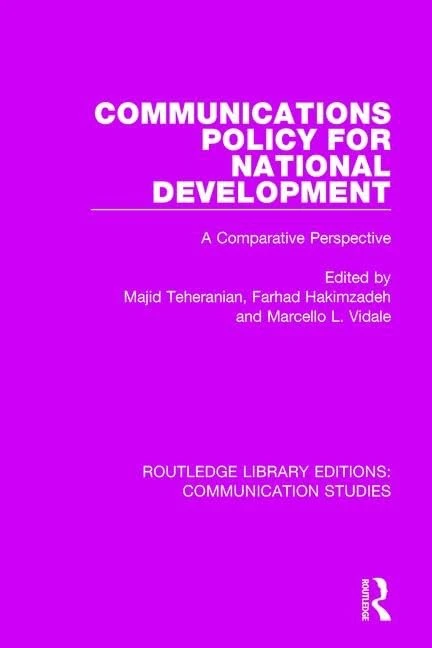 Routledge Communications Policy for National Development 13