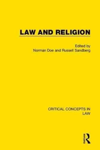Law and Religion (Critical Concepts in Law)