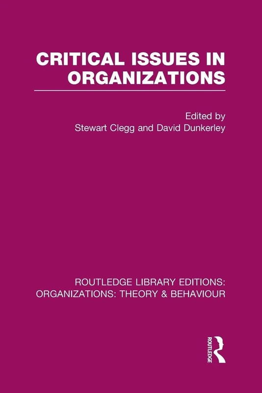 Critical Issues in Organizations (RLE: Organizations) (Routledge Library Editions: Organizations)