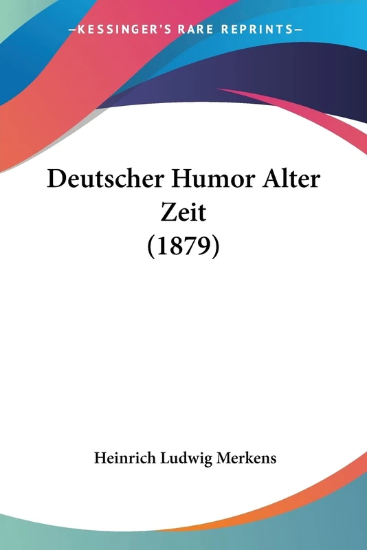 Deutscher Humor Alter Zeit (1879)