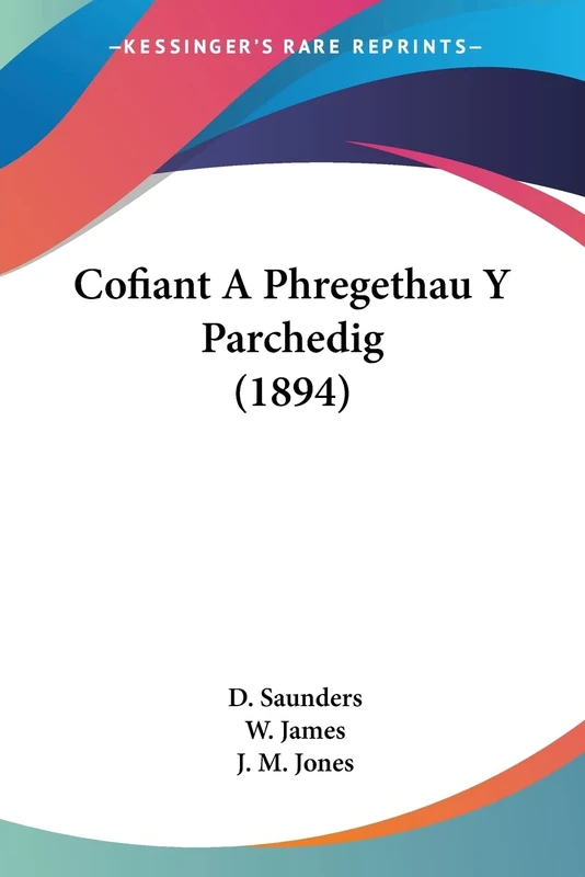 Cofiant A Phregethau Y Parchedig (1894) - Image 1