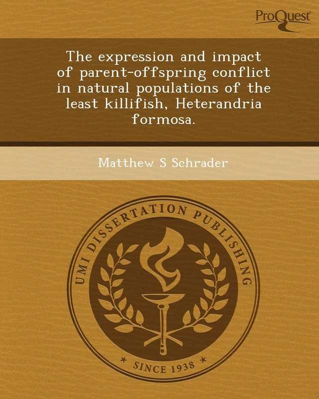 The Expression and Impact of Parent-Offspring Conflict in Natural Populations of the Least Killifish
