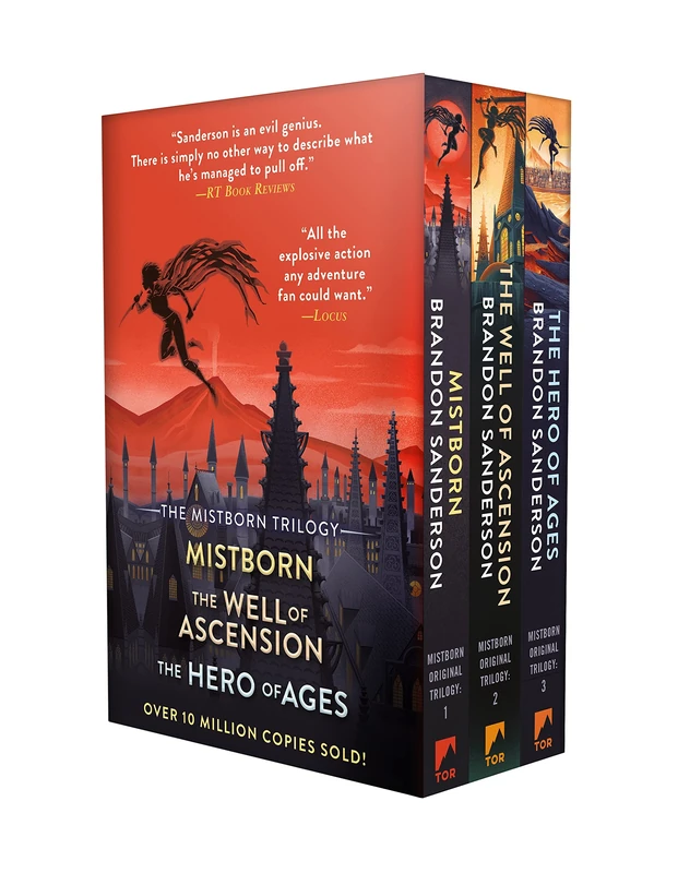 Mistborn Trilogy Tpb Boxed Set: Mistborn, the Well of Ascension, the Hero of Ages (Mistborn Saga)