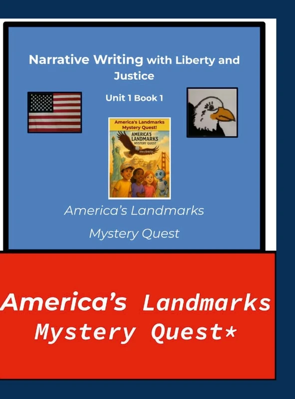 Lulu Narrative Writing America's Landmarks Mystery Quest Unit 1 - Image 1