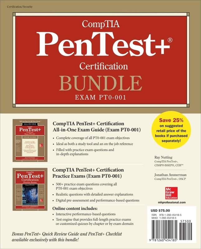 CompTIA PenTest+ Certification Bundle (Exam PT0-001) (CERTIFICATION & CAREER - OMG)