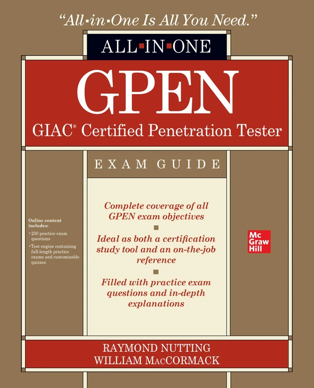 GPEN GIAC Certified Penetration Tester All-in-One Exam Guide (CERTIFICATION & CAREER - OMG)