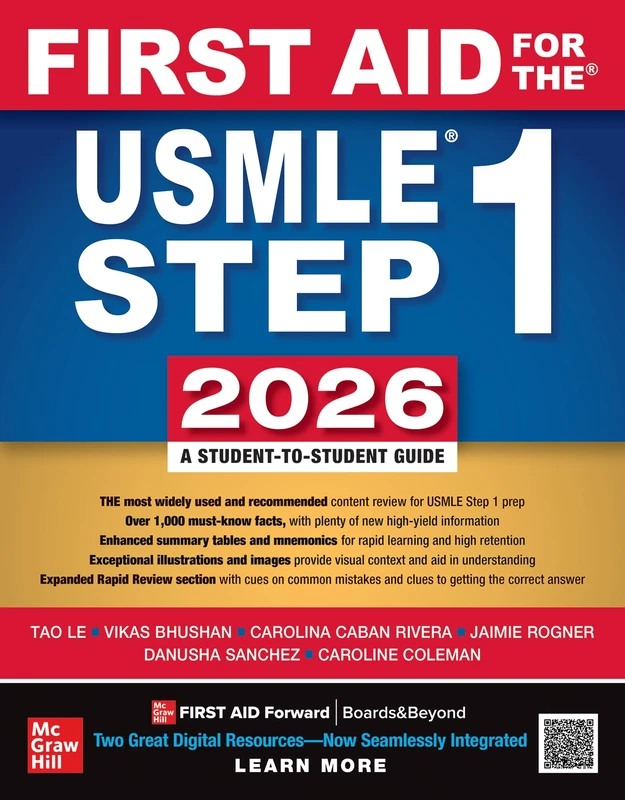 McGraw-Hill First Aid for the USMLE Step 1 2026 - Board Prep