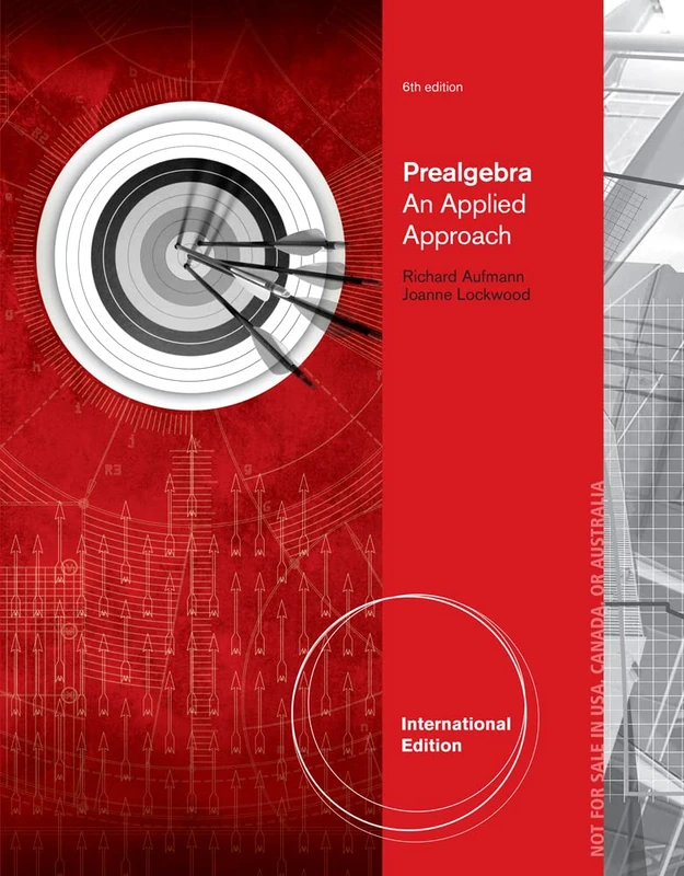 Prealgebra: An Applied Approach, International Edition