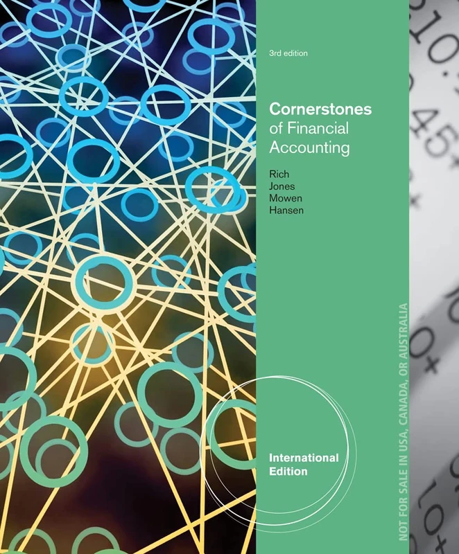 Cornerstones of Financial Accounting, International Edition (with 10K Report) - Image 1
