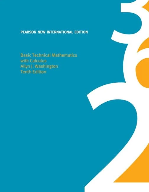 Basic Technical Mathematics with Calculus: Pearson New International Edition
