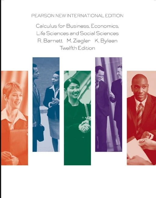 Calculus for Business, Economics, Life Sciences and Social Sciences: Pearson New International Edition