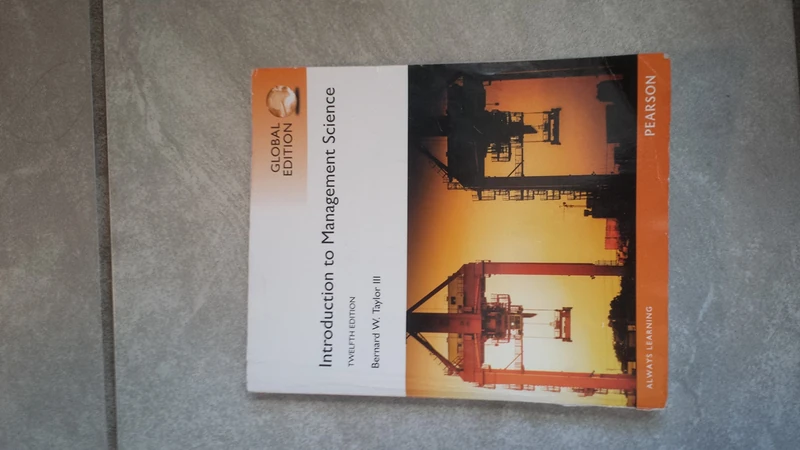 Introduction to Management Science, Global Edition