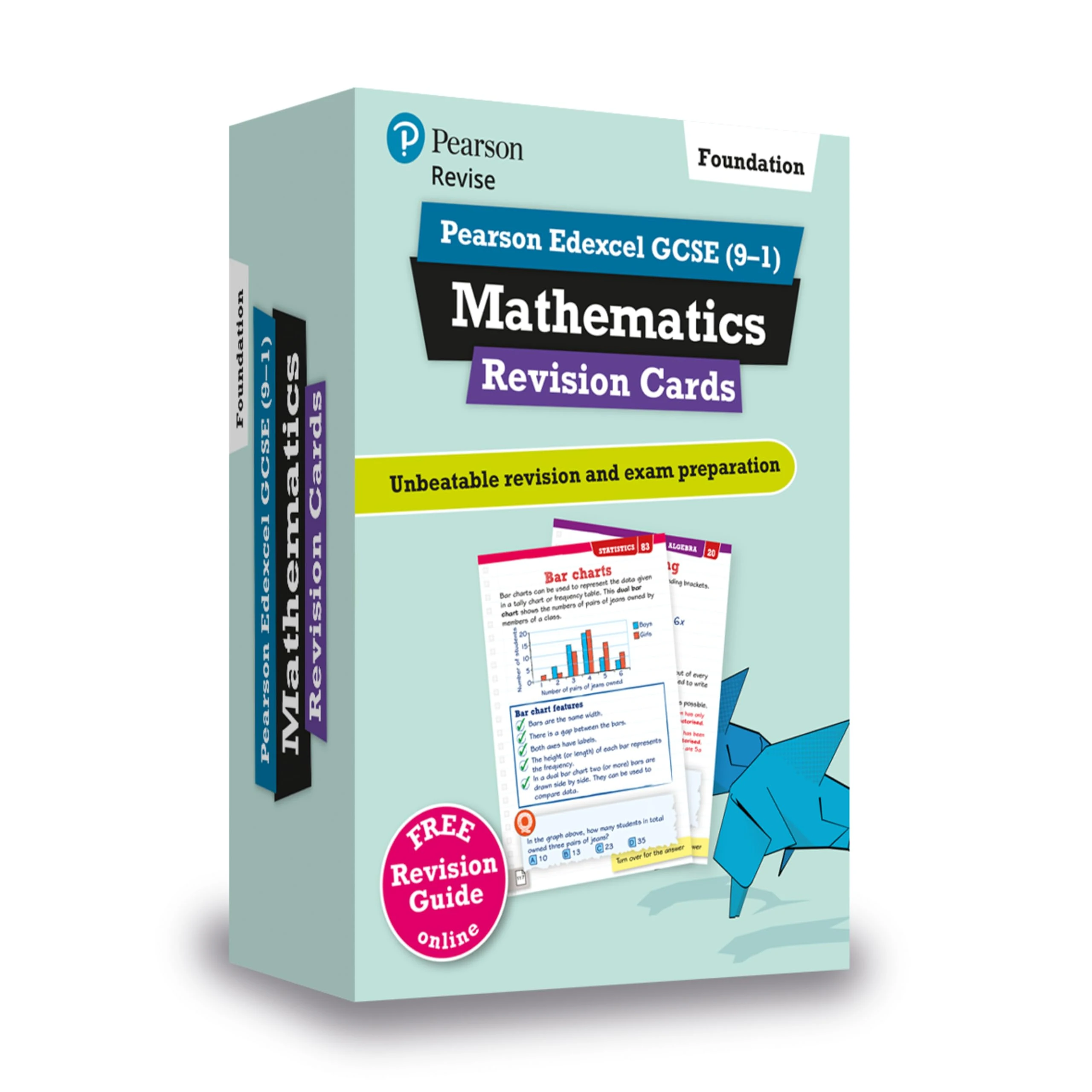 Pearson REVISE Edexcel GCSE Maths (Foundation) Revision Cards - for 2026, 2027 exams