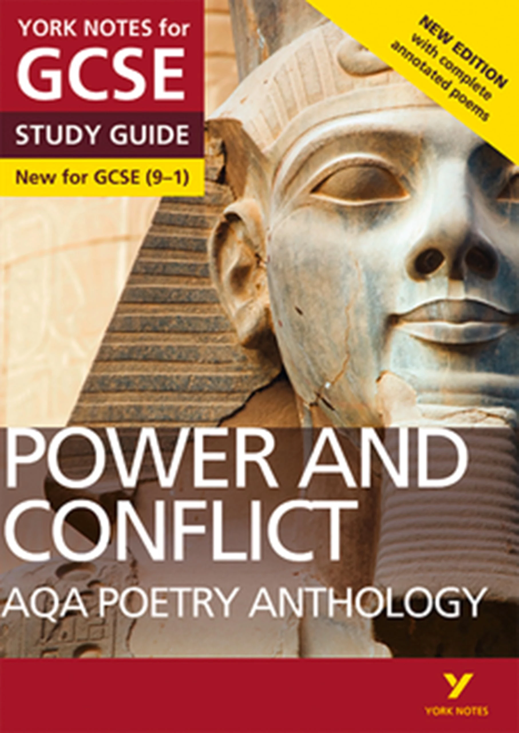 AQA Poetry Anthology - Power and Conflict: York Notes for GCSE (9-1): Second edition: - everything you need to catch up, study and prepare for 2022 and 2023 assessments and exams