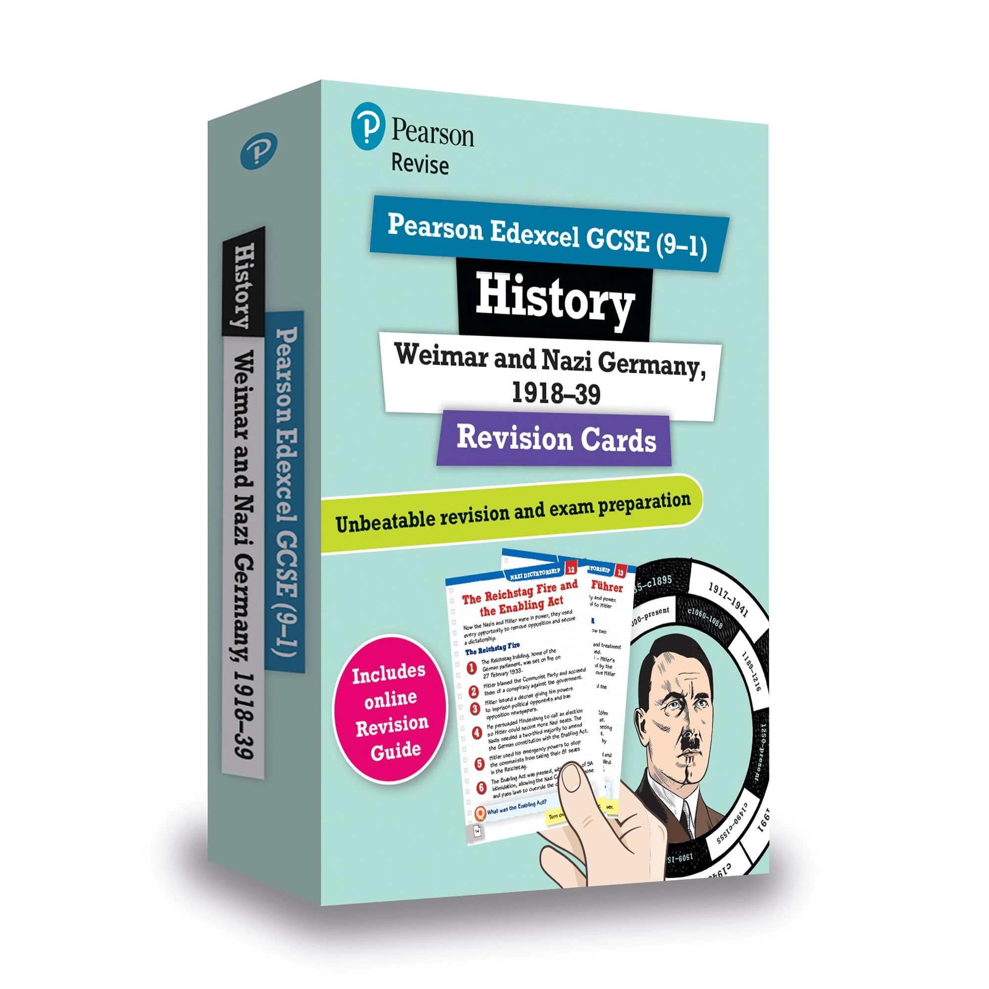 Pearson REVISE Edexcel GCSE History Weimar and Nazi Germany Revision Cards