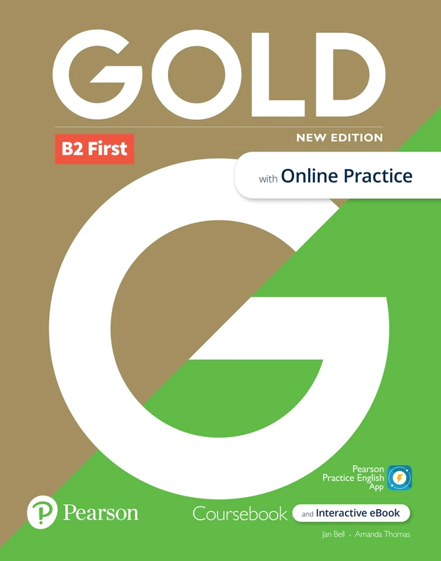 Pearson Gold 6e B2 First Student's Book with eBook and App