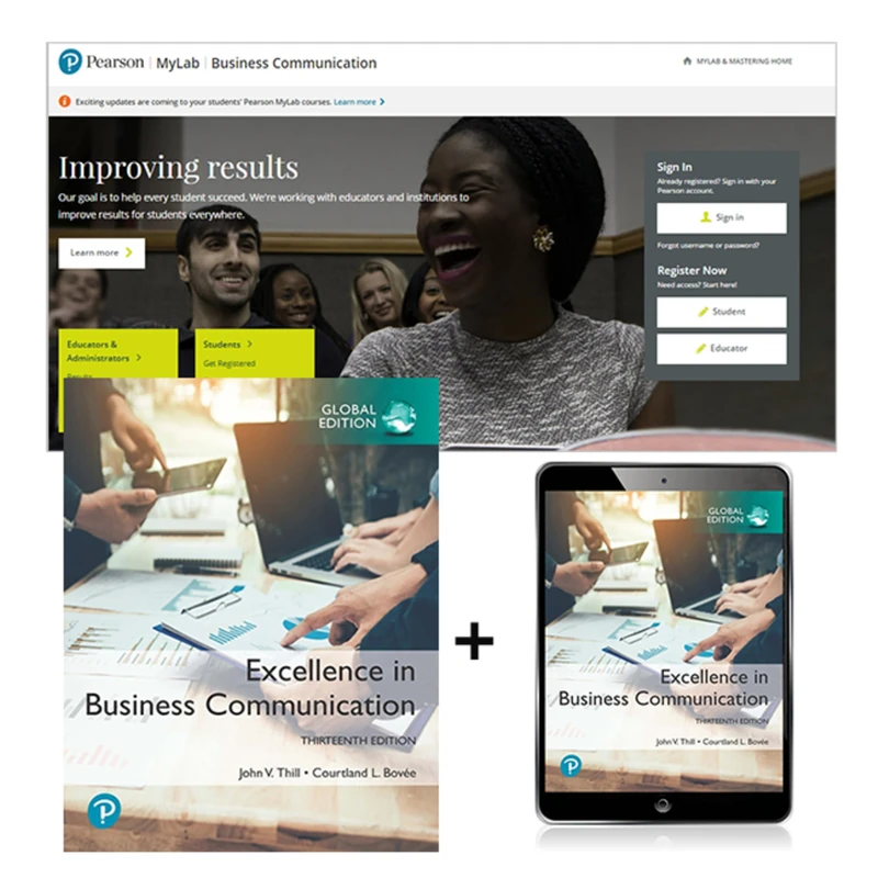 Excellence in Business Communication, Global Edition + MyLab Business Communication with Pearson eText (Package)