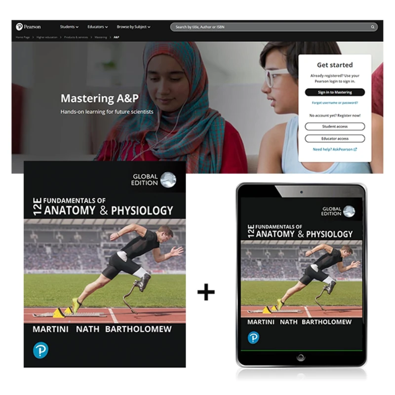 Fundamentals of Anatomy and Physiology, Global Edition + Mastering A&P with Pearson eText (Package)