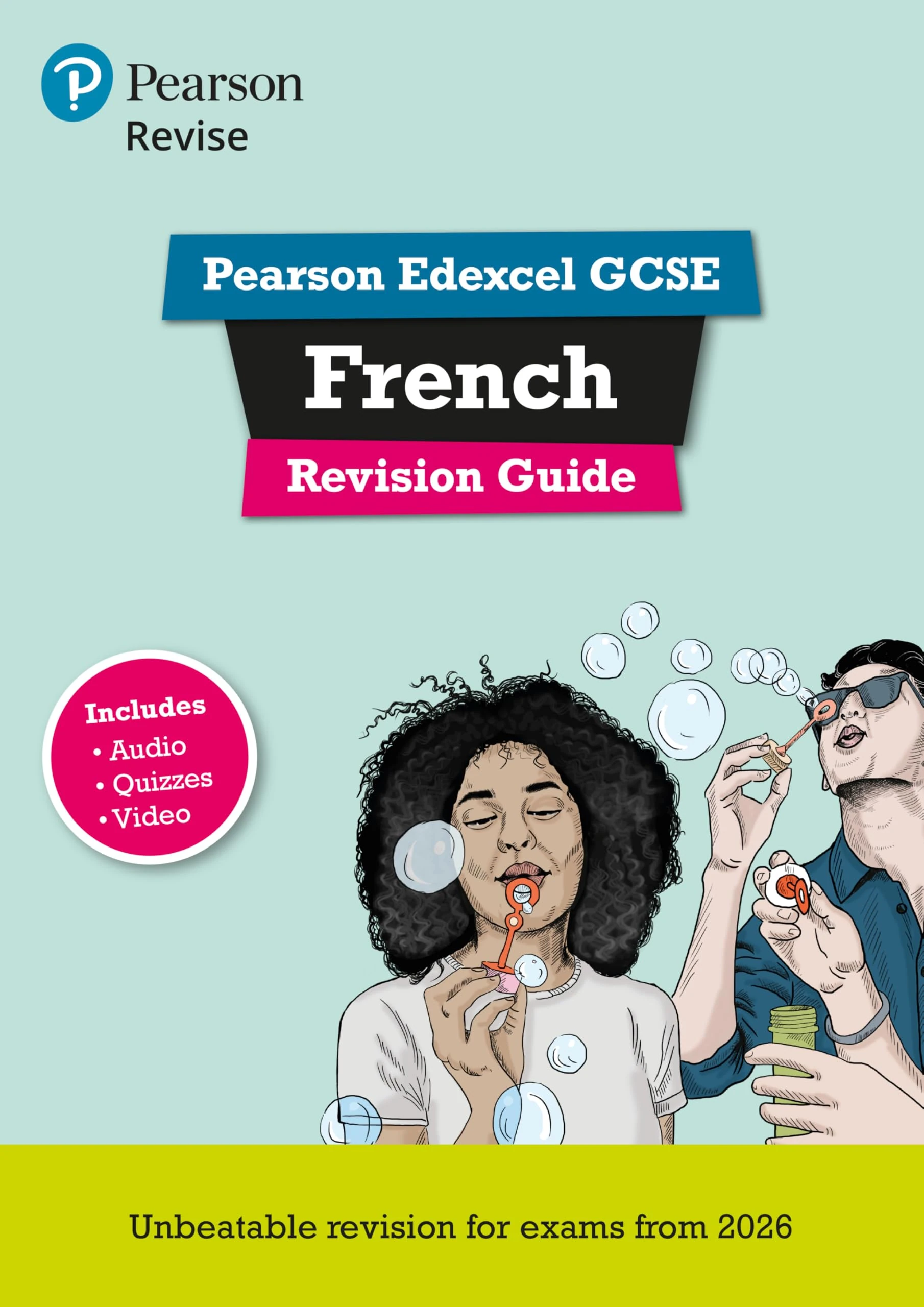 Pearson Revise Edexcel GCSE French Revision Guide incl. audio, quiz & video - for 2026, 2027 exams