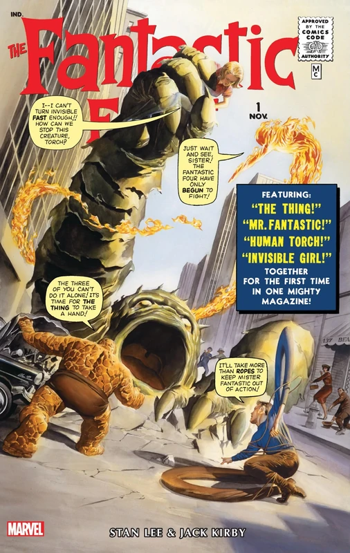 The Fantastic Four Omnibus Vol. 1: Alex Ross Cover, New Printing 3