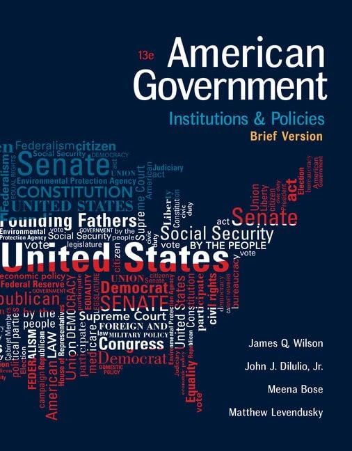 American Government: Institutions and Policies, Brief Version (Mindtap Course List)