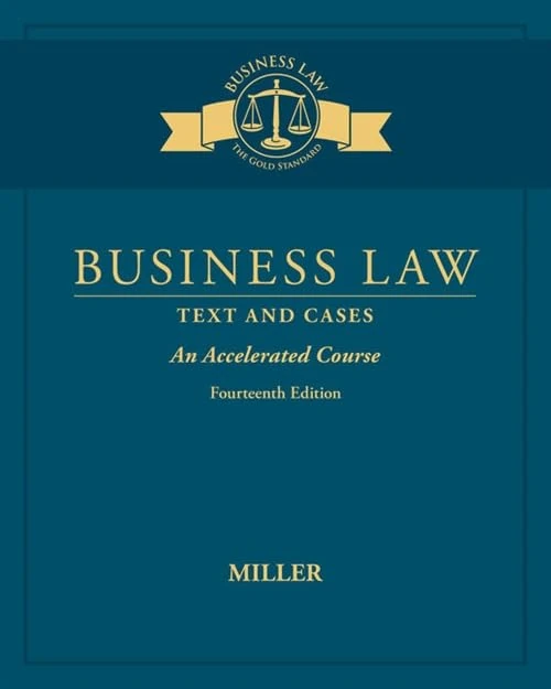 Business Law: Text & Cases - An Accelerated Course (Mindtap Course List)