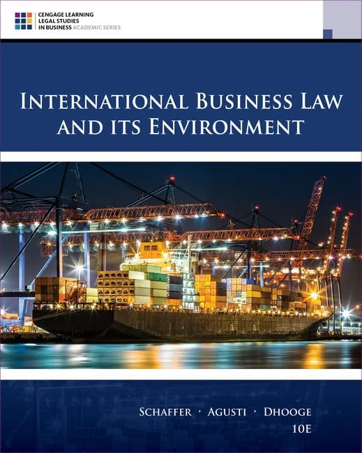 International Business Law and Its Environment (Mindtap Course List)