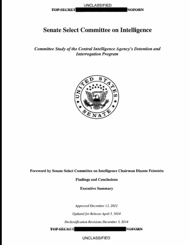 Committee Study of the Central Intelligence Agency's Detention and Interrogation Program - Image 1