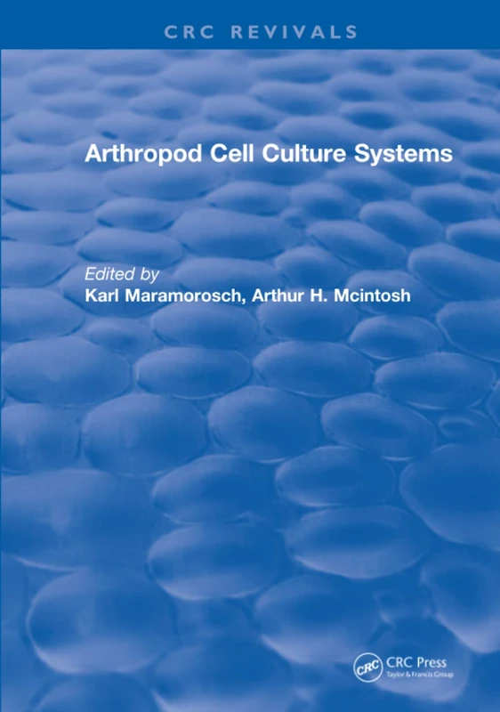 CRC Press Arthropod Cell Culture Systems - Science Textbook