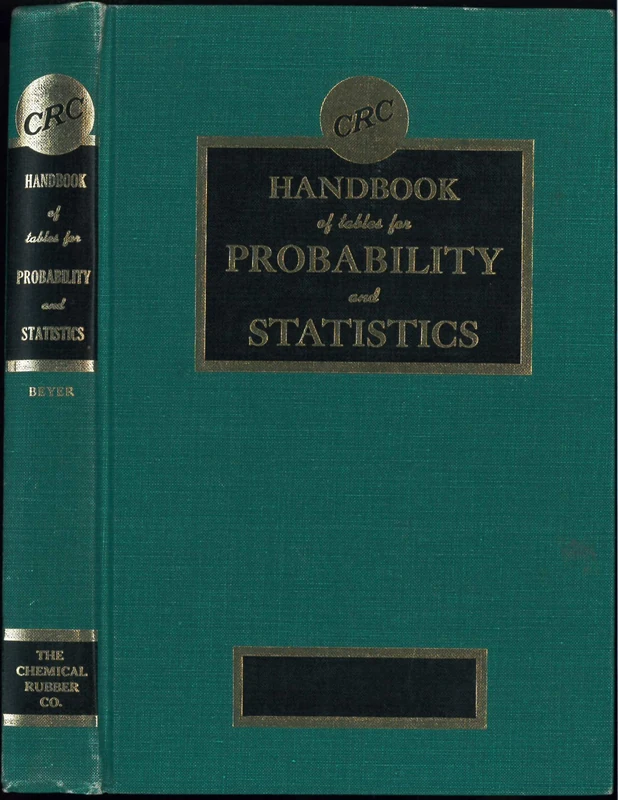 Handbook of Tables for Probability and Statistics