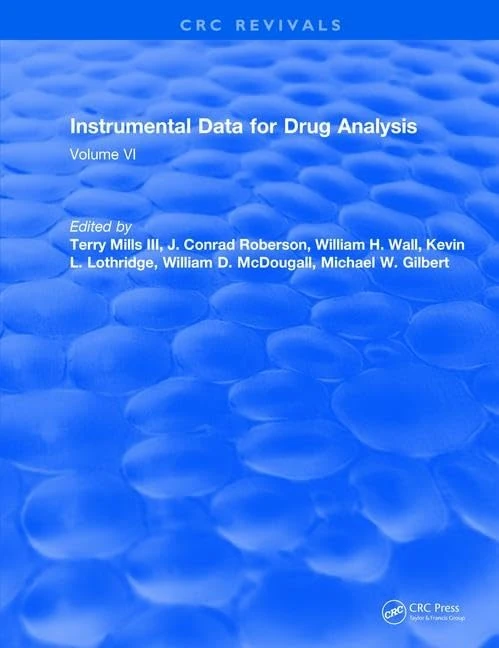 Instrumental Data for Drug Analysis: Volume VI: 6