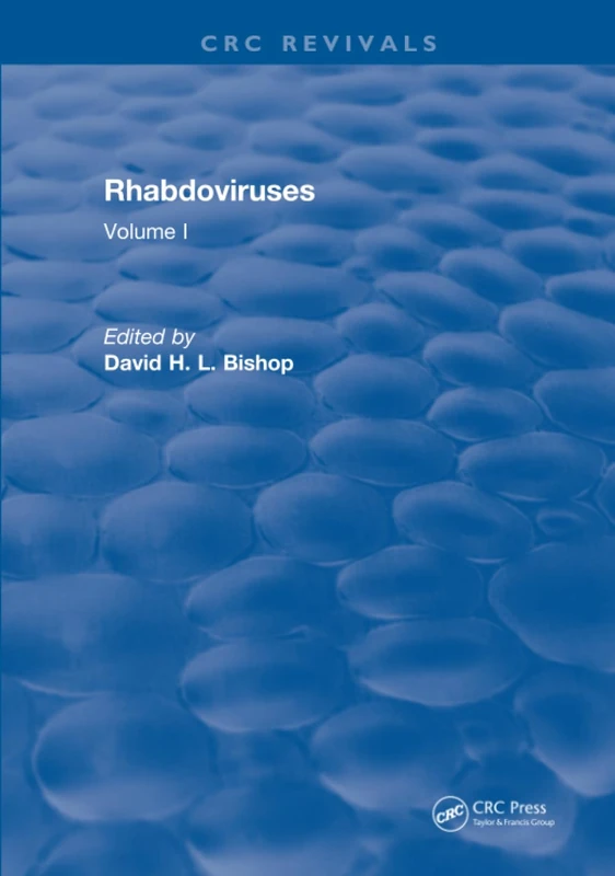CRC Press Rhabdoviruses: Volume I - Biological Science Book