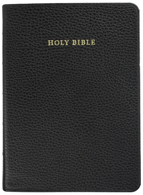 NIV Clarion Reference Bible, Black Calf Split Leather, NI484:X