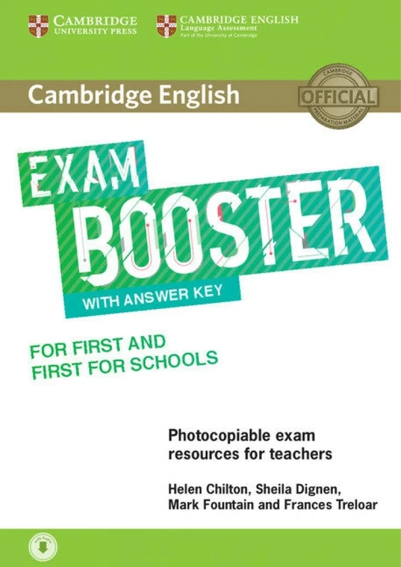 Cambridge English Exam Booster for First and First for Schools with Answer Key with Audio: Photocopiable Exam Resources for Teachers (Cambridge English Exam Boosters)