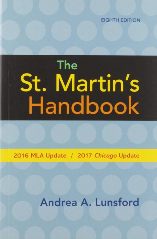 The St. Martin's Handbook With 2016 Mla Update + Documenting Sources in Apa Style, 2019 Update - Image 1
