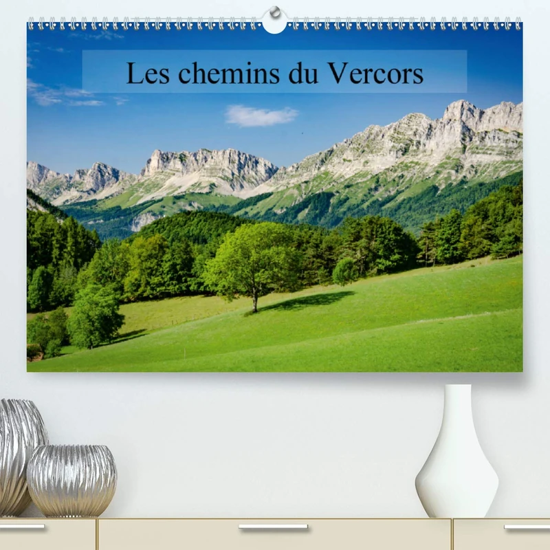 Les chemins du Vercors (Premium, hochwertiger DIN A2 Wandkalender 2021, Kunstdruck in Hochglanz): Paysages du Vercors (Calendrier mensuel, 14 Pages )