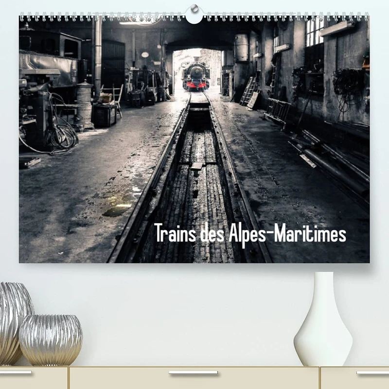Trains des Alpes-Martimes (Premium, hochwertiger DIN A2 Wandkalender 2022, Kunstdruck in Hochglanz): Merveilles des trains à vapeur dans les Alpes maritimes (Calendrier mensuel, 14 Pages )