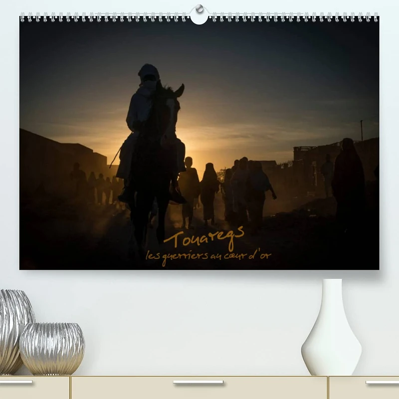 Touaregs (Premium, hochwertiger DIN A2 Wandkalender 2022, Kunstdruck in Hochglanz): Les guerriers au coeur d'or (Calendrier mensuel, 14 Pages )