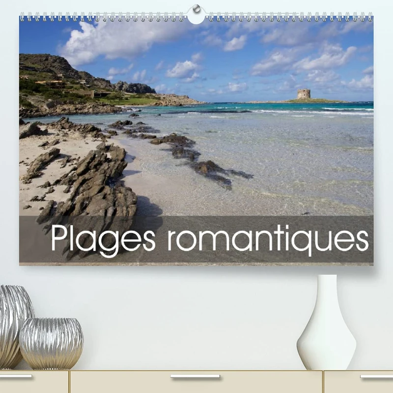 Plages romantiques (Premium, hochwertiger DIN A2 Wandkalender 2022, Kunstdruck in Hochglanz): Sensations d'été (Calendrier mensuel, 14 Pages )